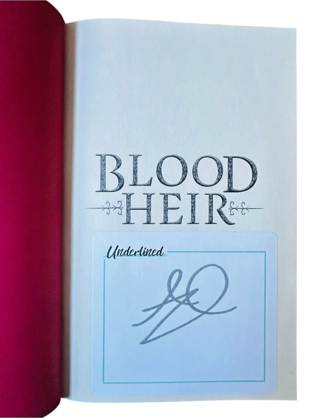 SIGNED First Edition Hardcover Blood Heir by Amélie Wen Zhao (Book 1)